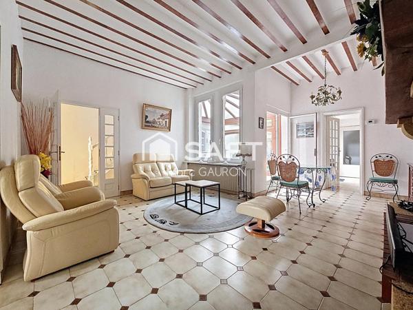 Sect Jamin 4chambres, jardinet, cour, terrasse, garage