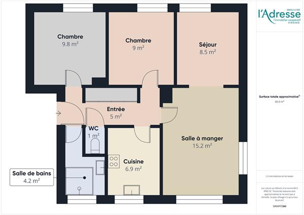 APPARTEMENT T4 61M² CHAMPIGNY SUR MARNE