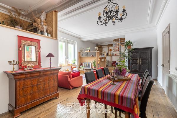 Ancien hôtel rénové avec gîtes à deux pas du lac de Pierre-Percée