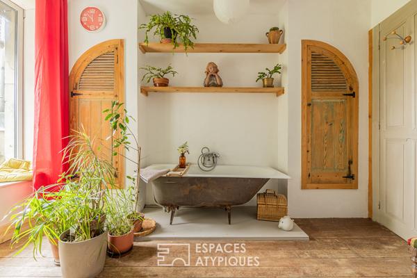 Ancien hôtel rénové avec gîtes à deux pas du lac de Pierre-Percée