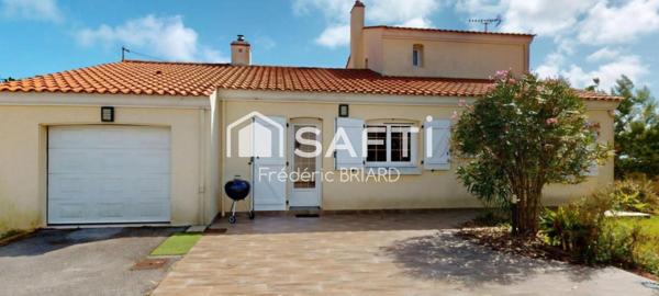 Talmont St Hilaire. Maison 124m2, 3ch, 608m2