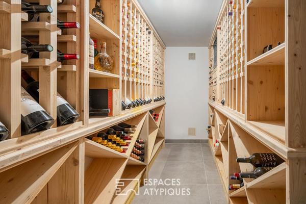 Deux maisons communicantes et un deux-pièces autour d’une cour privée