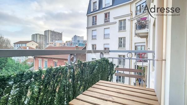 PUTEAUX/ MOULIN - BERGERES Appartement 3 pièces 57m² avec balcon et parking