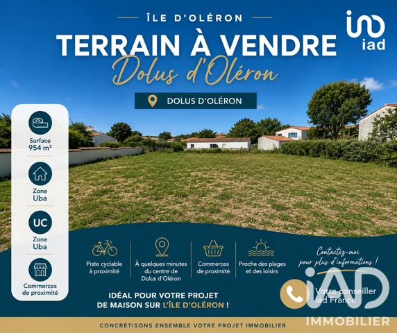 Terrain à vendre 954 m² Dolus-d'Oléron