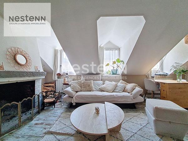 Coup de coeur, Orléans Théâtre, 2 chambres, duplex en dernier étage, faibles charges