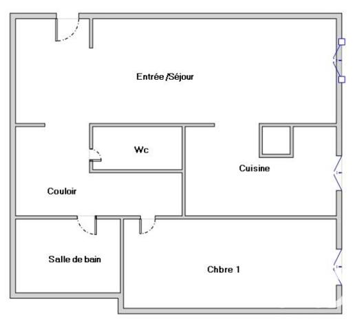Appartement à vendre 2 pièces 48 m² Paris 15