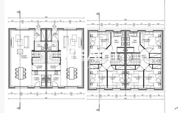 MAISON NEUVE85M2 3 CHAMBRES/ CELLIER/PARKING/CALME