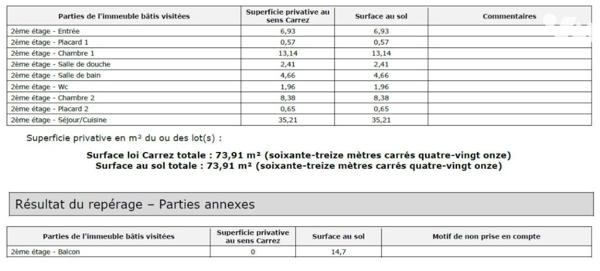 Bagnolet - Appartement T2/T3 avec loggia + Parking - Calme et verdoyant