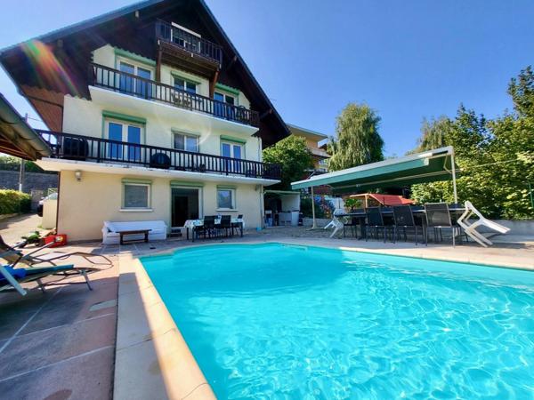 Maison à vendre 4 APPARTEMENTS - PISCINE - VUE LAC - EVIAN LES BAINS (74)