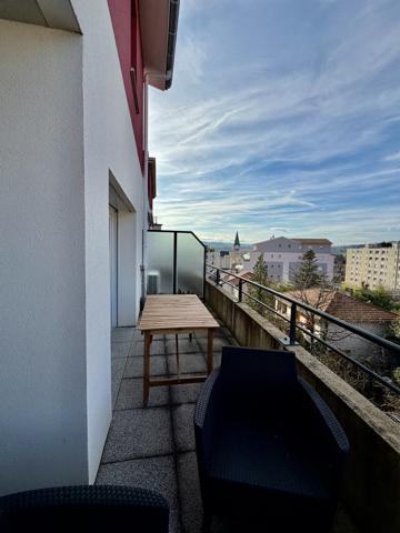 La Talaudière (42350) A LOUER - Appartement T3 avec grande terrasse et garage - Centre-ville de La Talaudière
