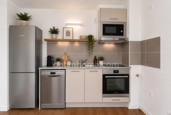 ESSEY LES NANCY (54) - APPARTEMENT 2 PIECES - DERNIER ÉTAGE AVEC ASCENSEUR - CAVE - PARKING - CALME ABSOLU