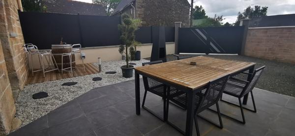 Maison 2 chambres, terrasse, jardin et garage