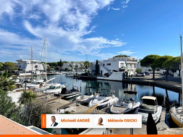 Marina P3 avec terrasse exceptionnelle et poste d’amarrage