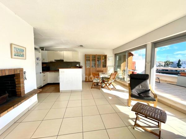 Marina P3 avec terrasse exceptionnelle et poste d’amarrage