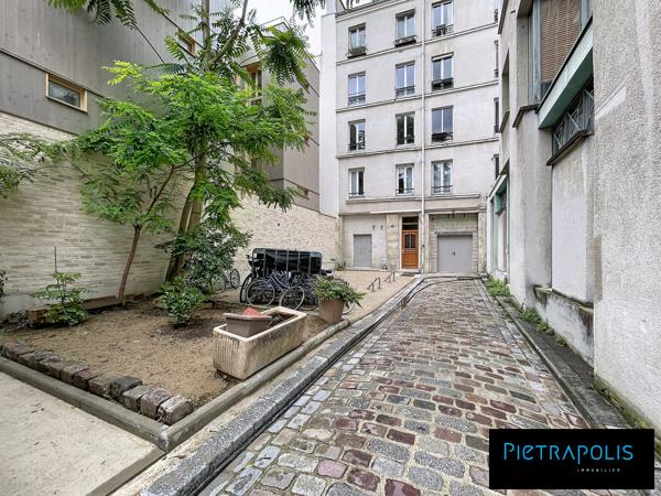 Studio-20,20m2- Dans une impasse de la rue Popincourt