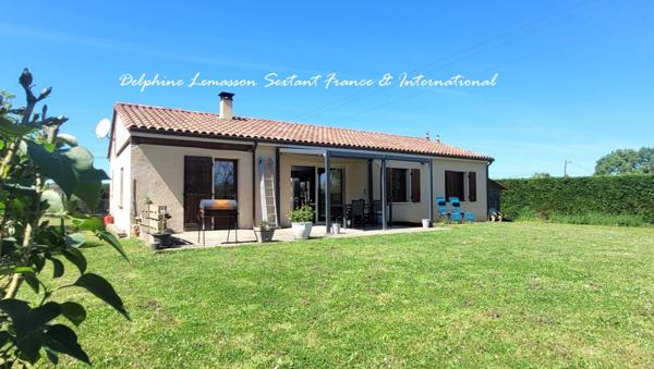3 chambres avec jardin cloturé, potager près des commerces du village