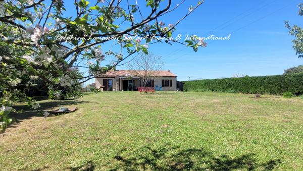 3 chambres avec jardin cloturé, potager près des commerces du village