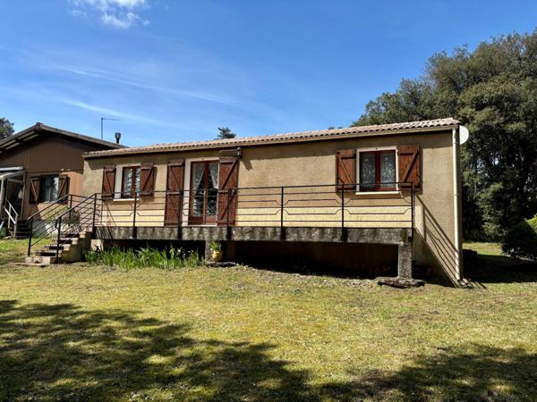 Maison plain-pied au coeur de la nature