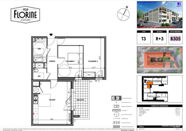 Appartement à vendre 3 pièces 65 m² La Londe-les-Maures