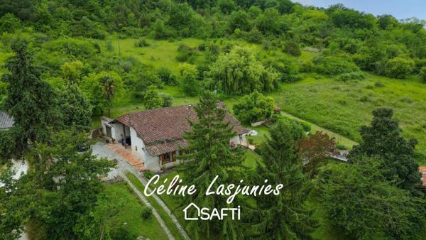 Charmante maison en pierre dans un environnement calme
