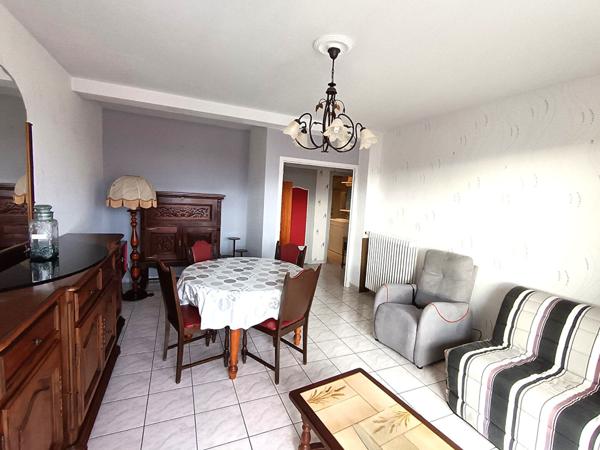 F2 de 63m² avec garage, balcon et cave