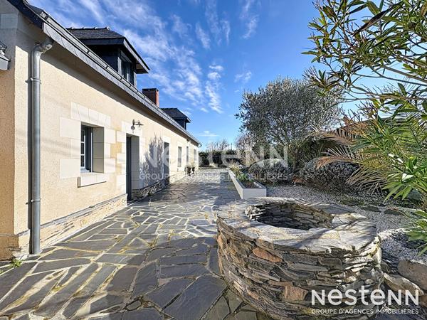 A VENDRE maison ancienne de type Longère en campagne du Plessis Grammoire 49800 Loire Authion - 6 Pièces 223 m² en surface 2024 m² de jardin !