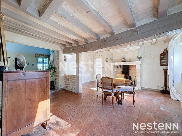 A VENDRE maison ancienne de type Longère en campagne du Plessis Grammoire 49800 Loire Authion - 6 Pièces 223 m² en surface 2024 m² de jardin !