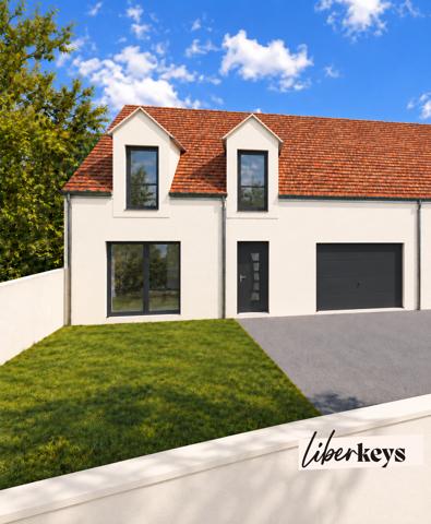 SONCHAMP - Proche Rambouillet / Terrain à bâtir 1069 m 2 avec projet  maison 4 chambres