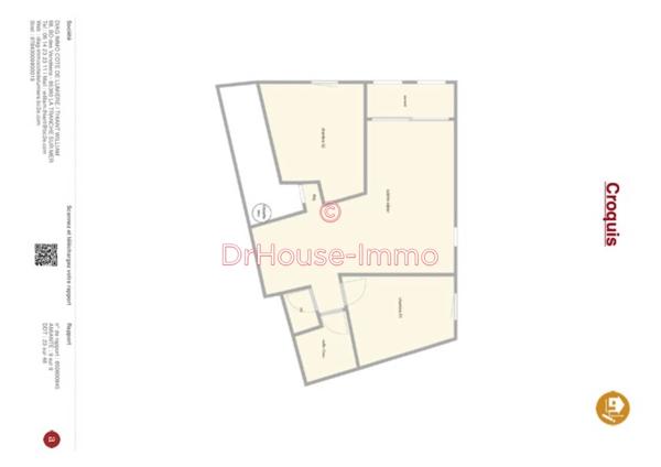 Immeuble à vendre 6 pièces de 89 m²
