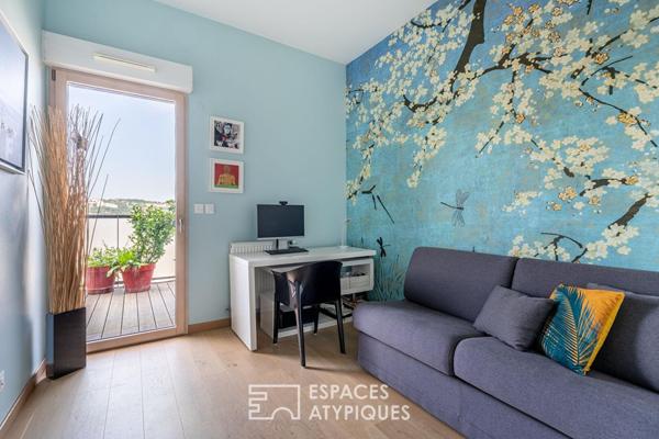 Dernier étage avec terrasse et vue sur Fourvière