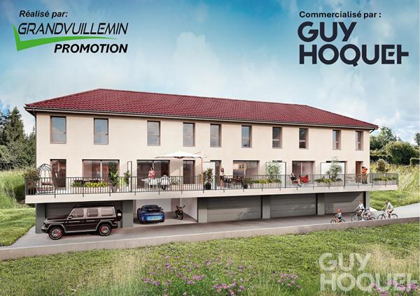 Maison mitoyenne - 4 pièce(s) 89 m² avec terrasse garage double et caves