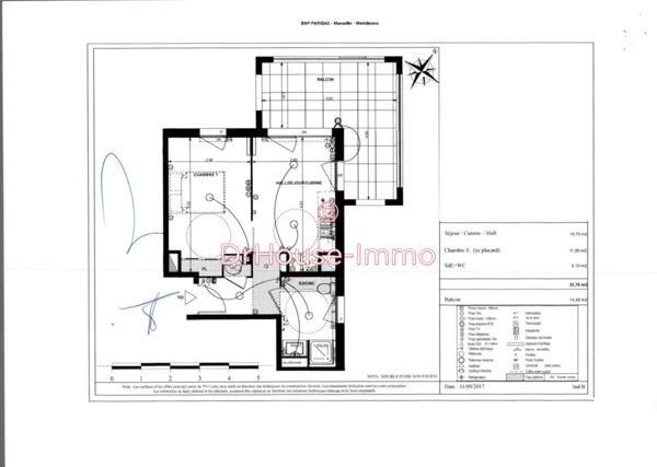 Appartement à vendre 2 pièces de 33 m²