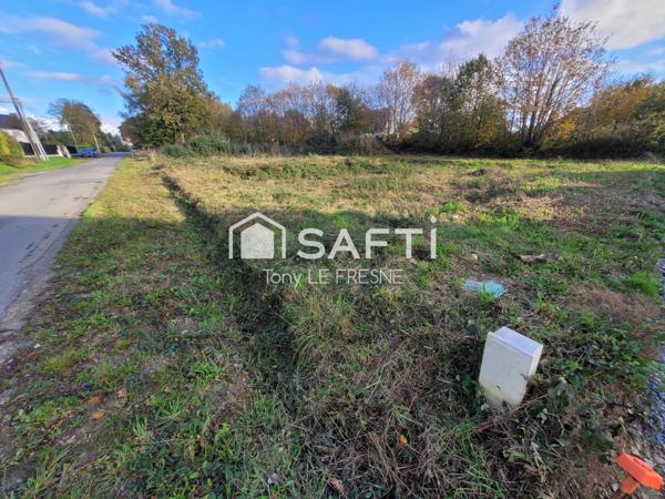 TERRAIN VIABILISE DE 1541M² DANS UN COIN PAISIBLE A 5 MINUTES DU CENTRE DE LOUDEAC