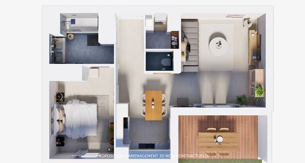 Appartement 2 pièces 50 m2