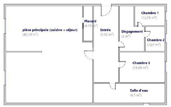 Appartement Pithiviers 5 pièce(s) 90 m2