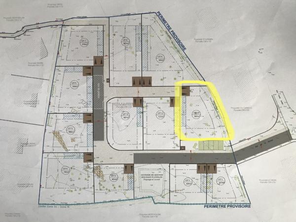 Un terrain constructible à proximité des plages du Cabellou