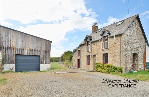 Maison en pierres à vendre 3 pièces (35) en Bretagne dans la Baie du Mont Saint Michel