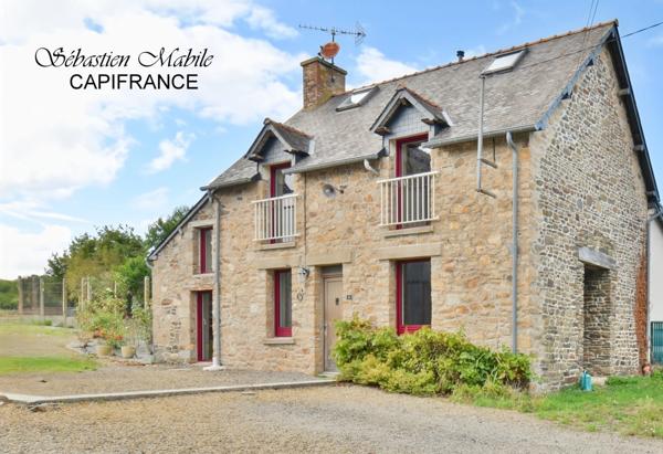 Maison en pierres à vendre 3 pièces (35) en Bretagne dans la Baie du Mont Saint Michel