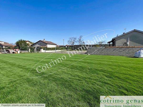 CHASSIEU centre Terrain 412m² libre constructeur