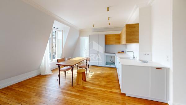 Appartement Paris 19eme - 3 pièces d'environ 61m2 au sol