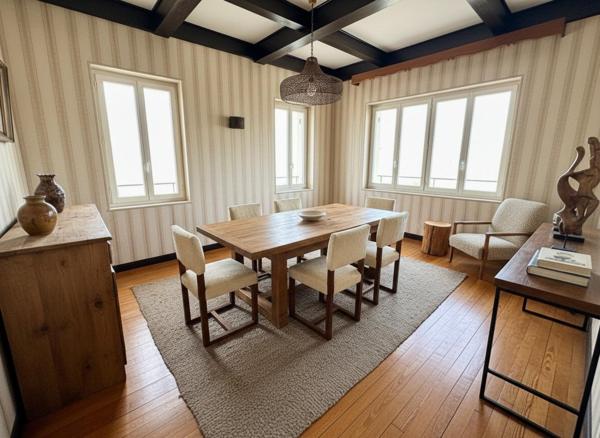 Maison 9 pièces style basque avec garage