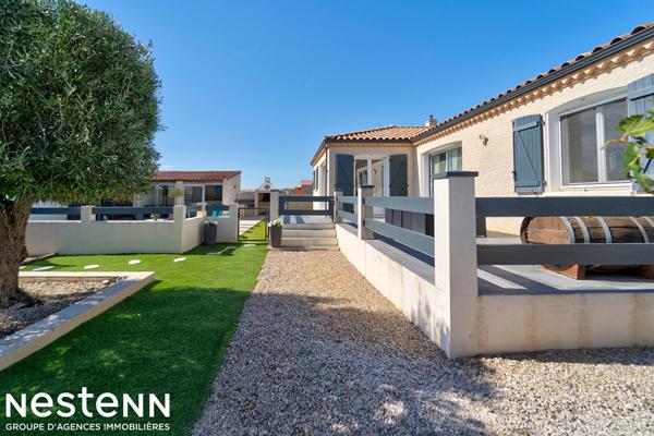 Villa de plain-pied avec piscine, sans vis-à-vis Roubia 114 m2