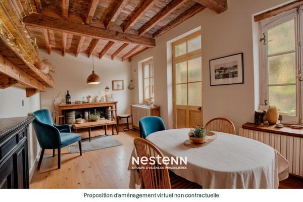 A VENDRE - Muret - Centre ville - Maison de caractère T5 de 140m² avec un garage et un patio