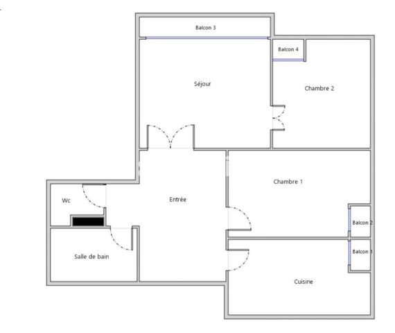 Appartement
         3 pièces
        - 65 m² 190 000 € *
