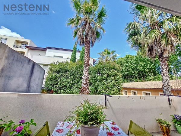 Lunel Centre : T3 lumineux avec terrasse, cave et parking !