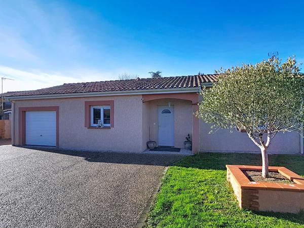 A VENDRE - Maison de plain-pied avec piscine - 3 chambres - SAINT LYS (31470) Proche centre ville