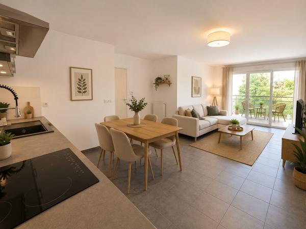 Appartement 3 pièce(s) 2 chambre(s) 65.79 m²