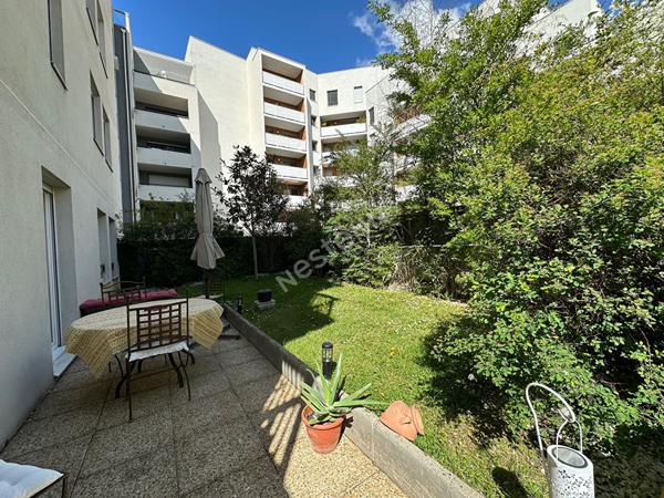 Appartement T3 65m2, Villeurbanne limite Lyon 3, terrasse, jardin, garage PMR