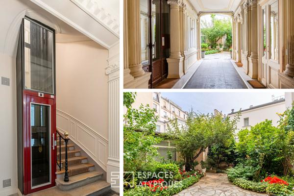 Atelier d’artiste en dernier étage avec remise à tableaux à SoPi