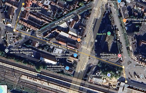 Secteur CESSON - Appartement Melun 3 pièces 75 m2 avec cave et cellier.